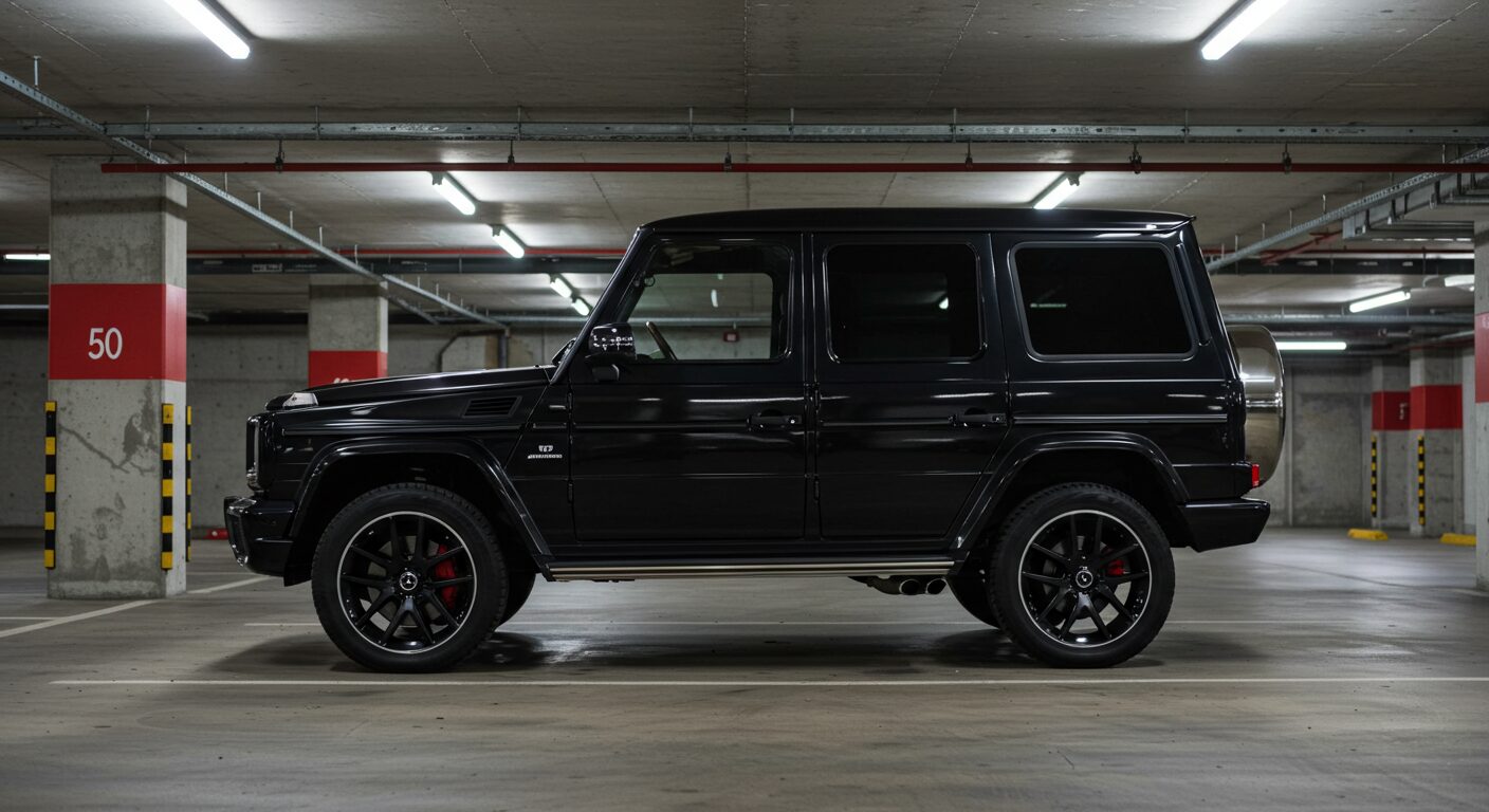 Mercedes Benz G-Class parked3