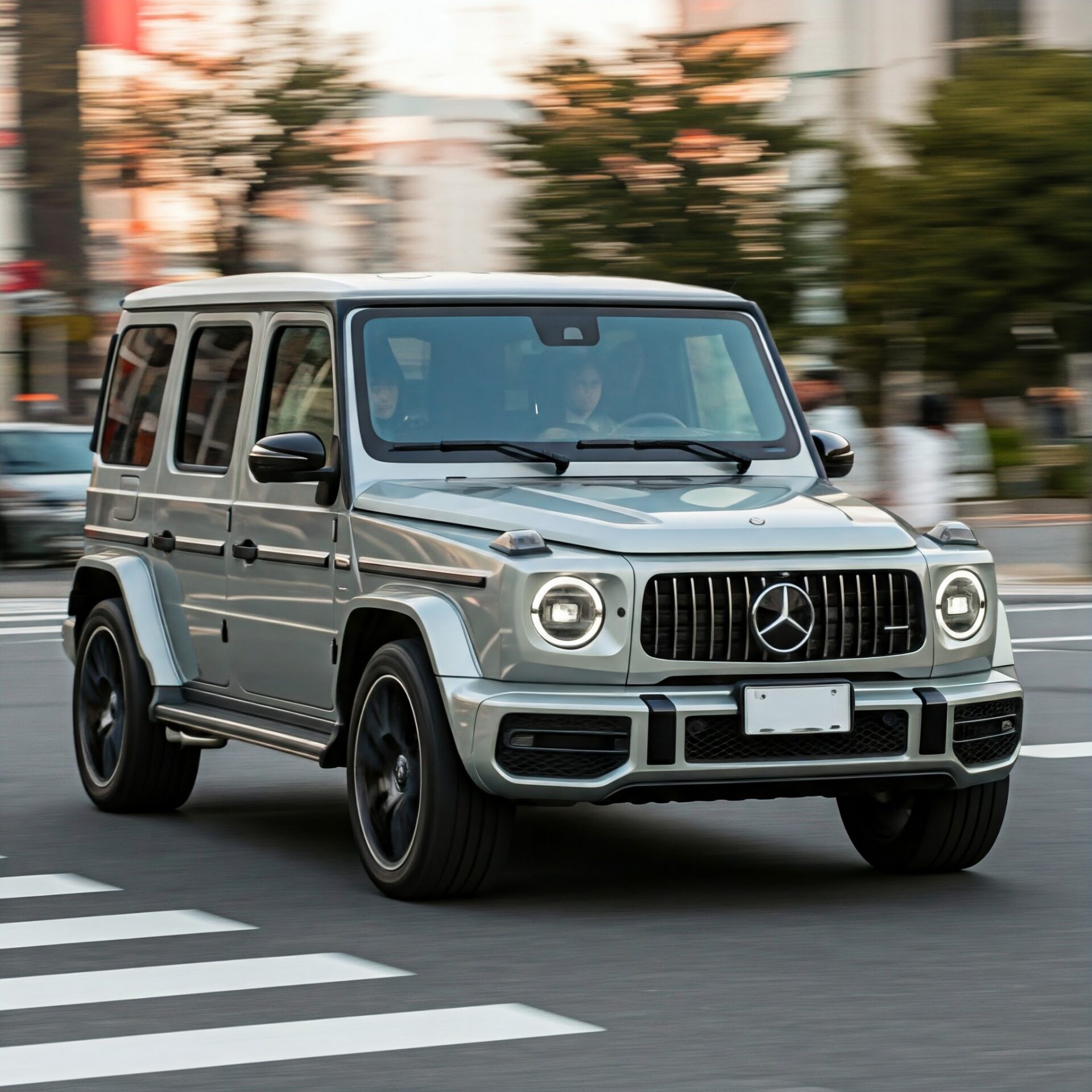 都市部でのゲレンデヴァーゲンの運転テクニック