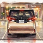 アルファード運転FVイラスト