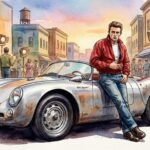 ポルシェ550スパイダーとジェームスディーン