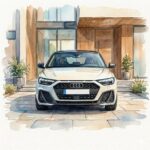 アウディA1イラスト