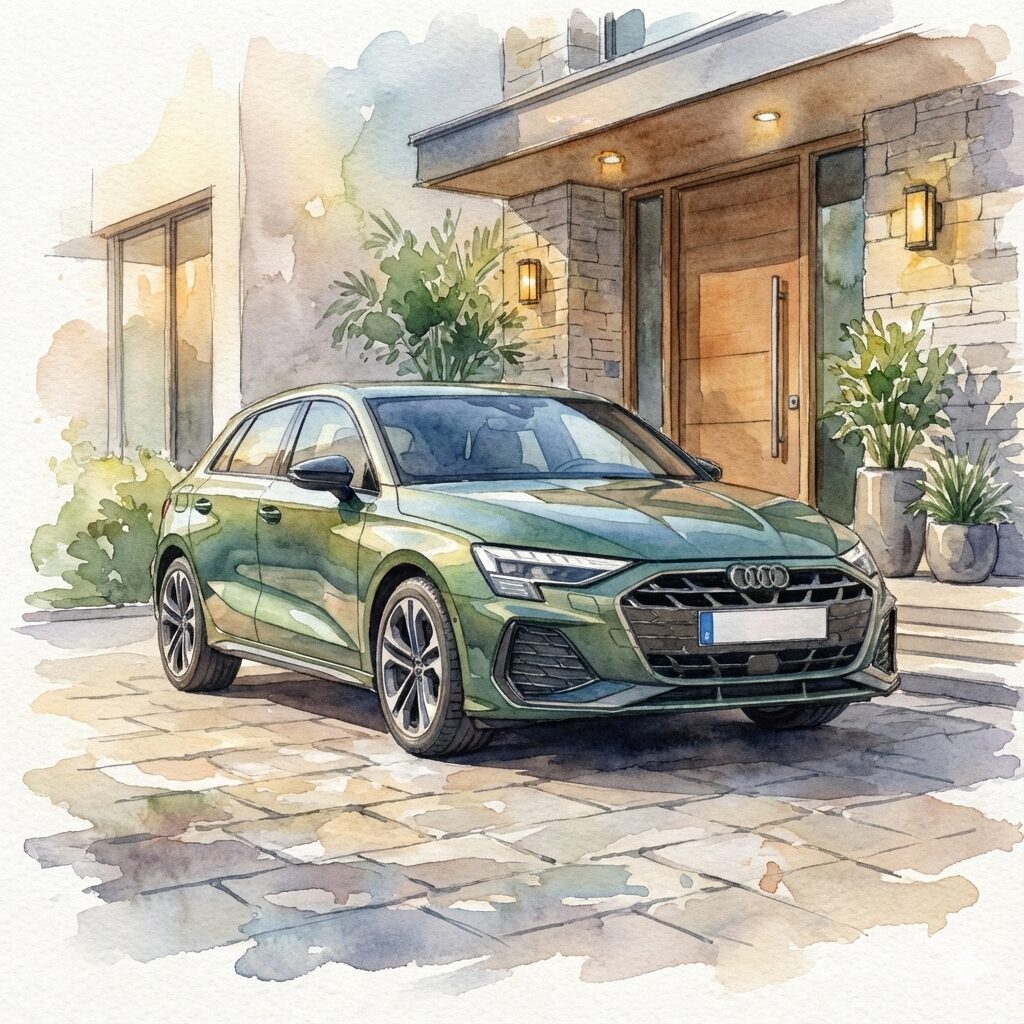 アウディA3イラスト