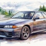 スカイラインR32GT-Rイラスト