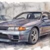 スカイラインR32GT-Rイラスト