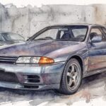 スカイラインR32GT-Rイラスト