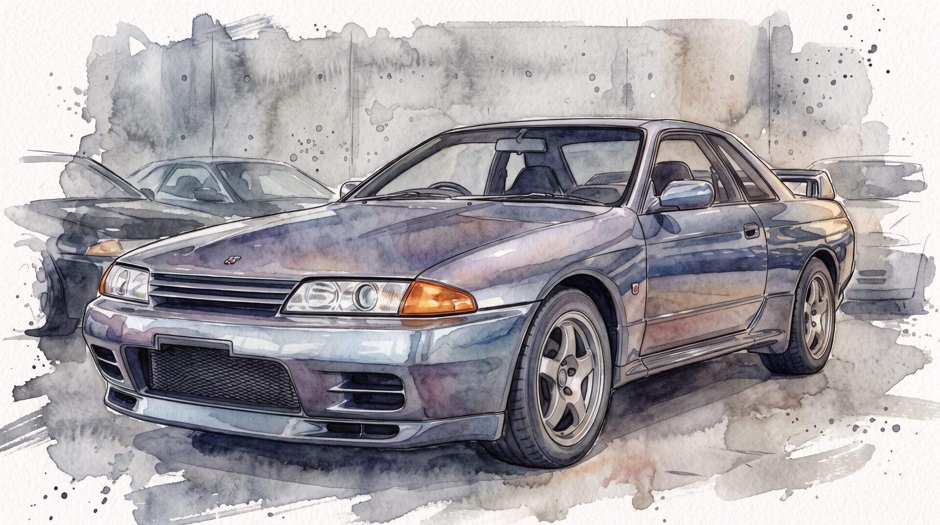 スカイラインR32GT-Rイラスト