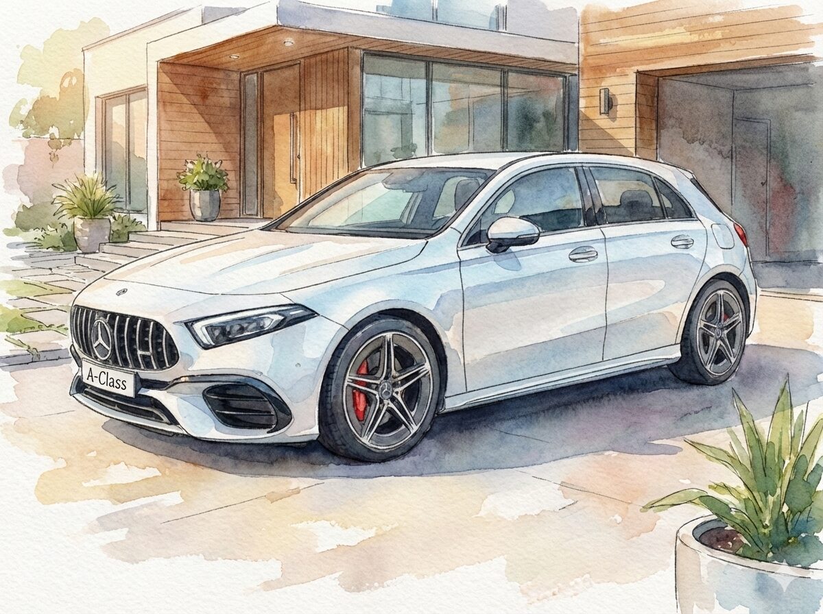 メルセデス・ベンツAクラスイラスト
