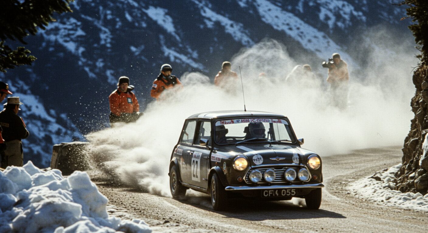 モンテカルロ・ラリーで3回の総合優勝を果たしたミニクーパー2
