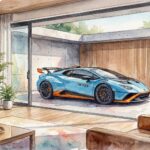 ランボルギーニウラカンSTOイラスト