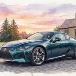 レクサスLCゴルフ場駐車場