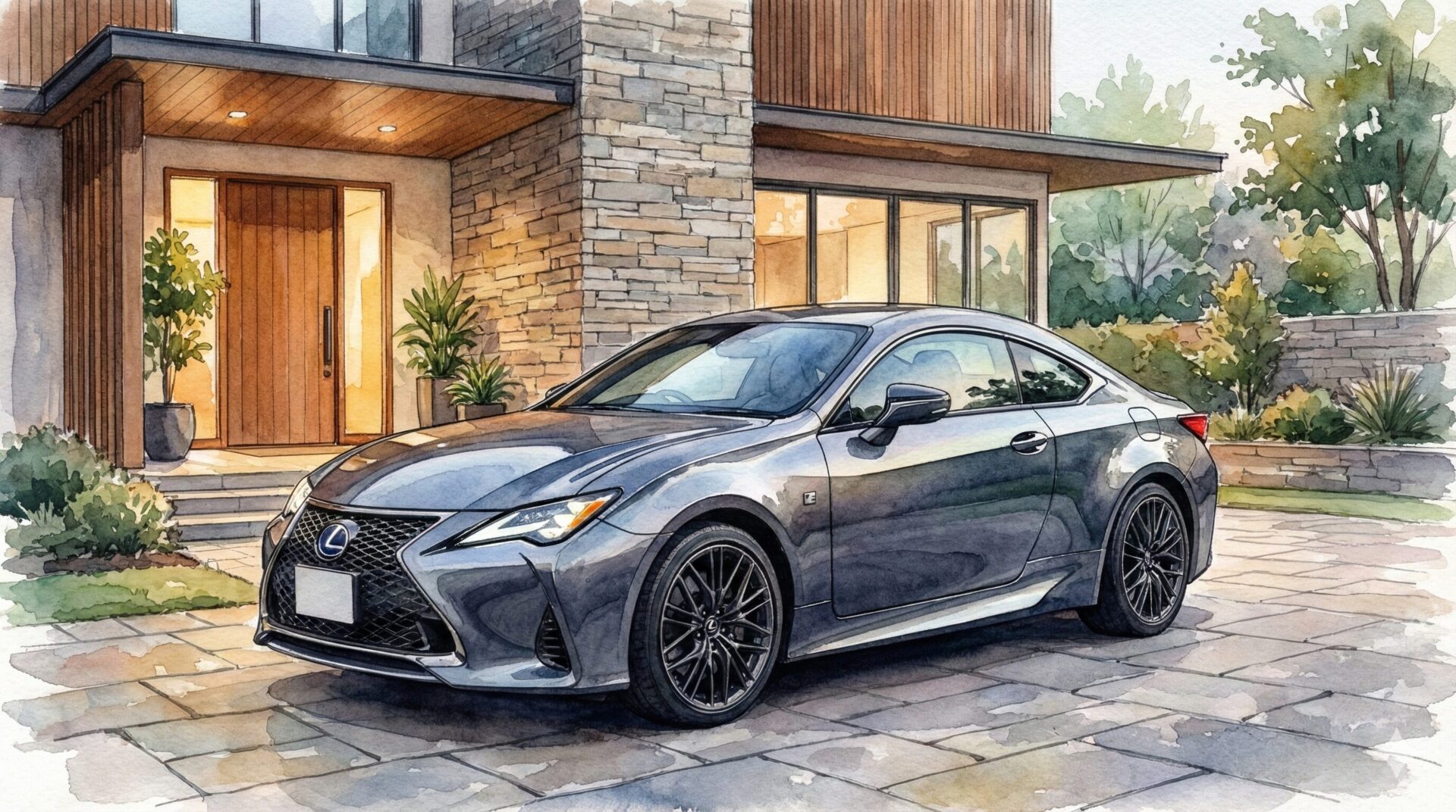 レクサスRCイラスト