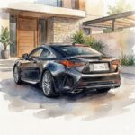 レクサスRCイラスト