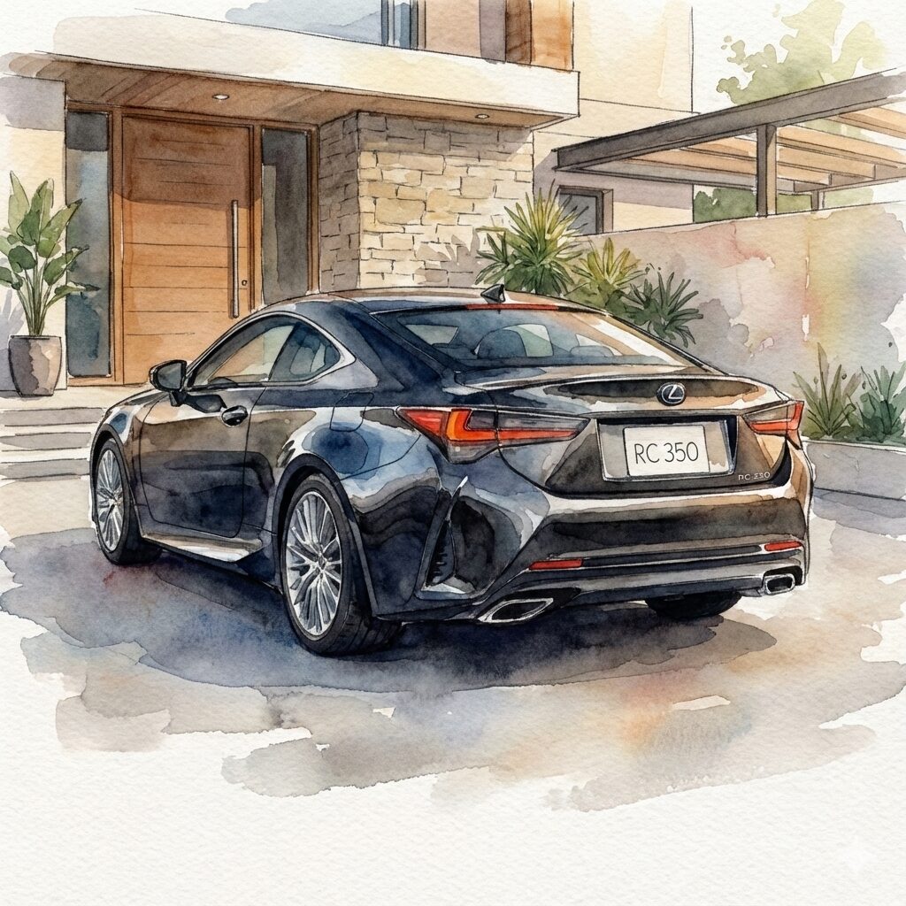 レクサスRCイラスト