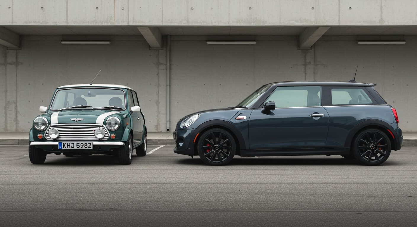 初代MINIとBMWMINI