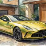 アストンマーティン・ヴァンテージイラスト