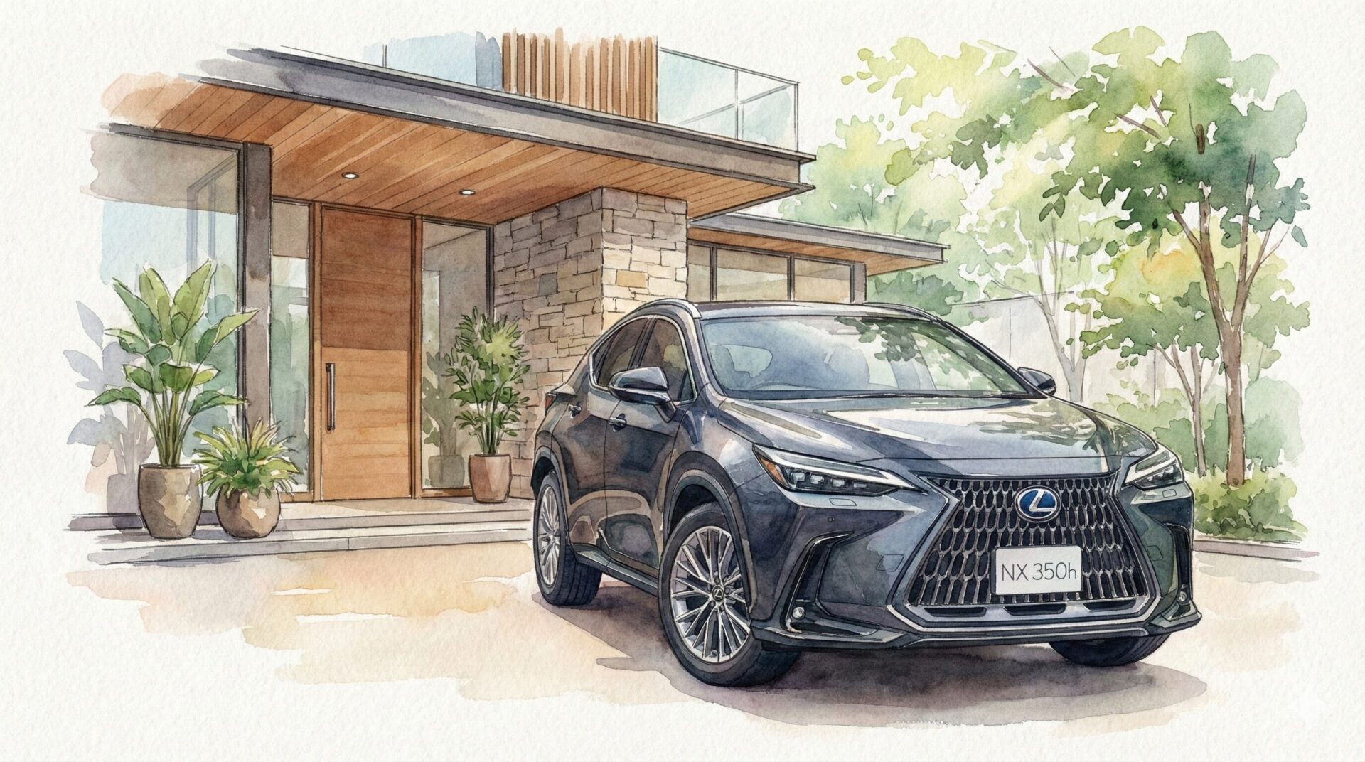 レクサスNXイラスト