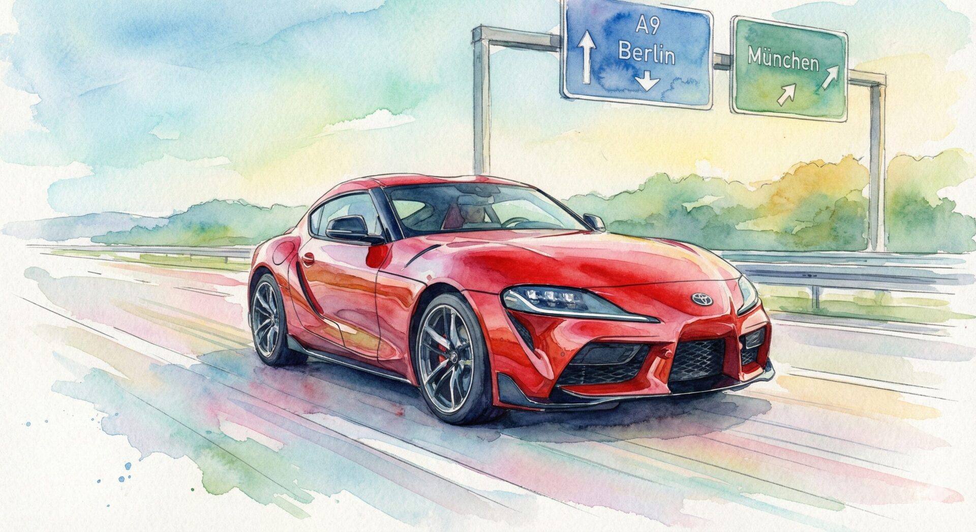 スープラとアウトバーン