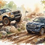 ランドクルーザー250と300のイメージイラスト