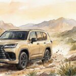 レクサスLXイメージイラスト