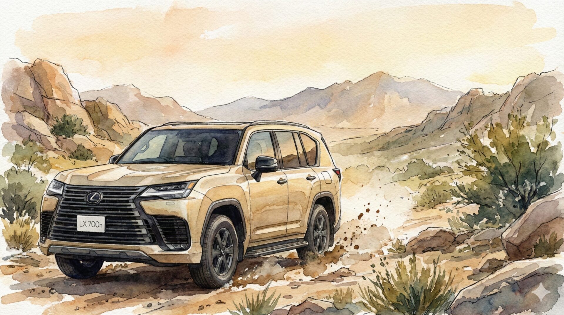 レクサスLXイメージイラスト