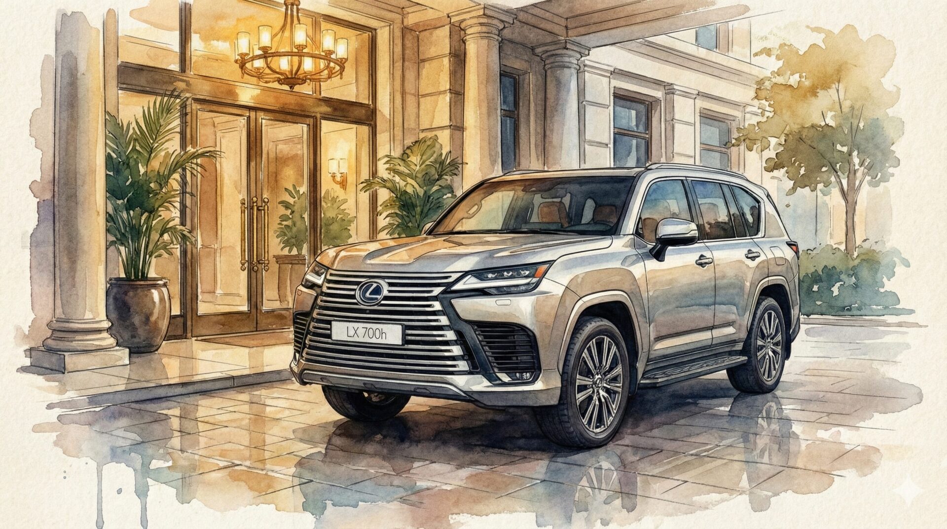 レクサスLXイラスト2