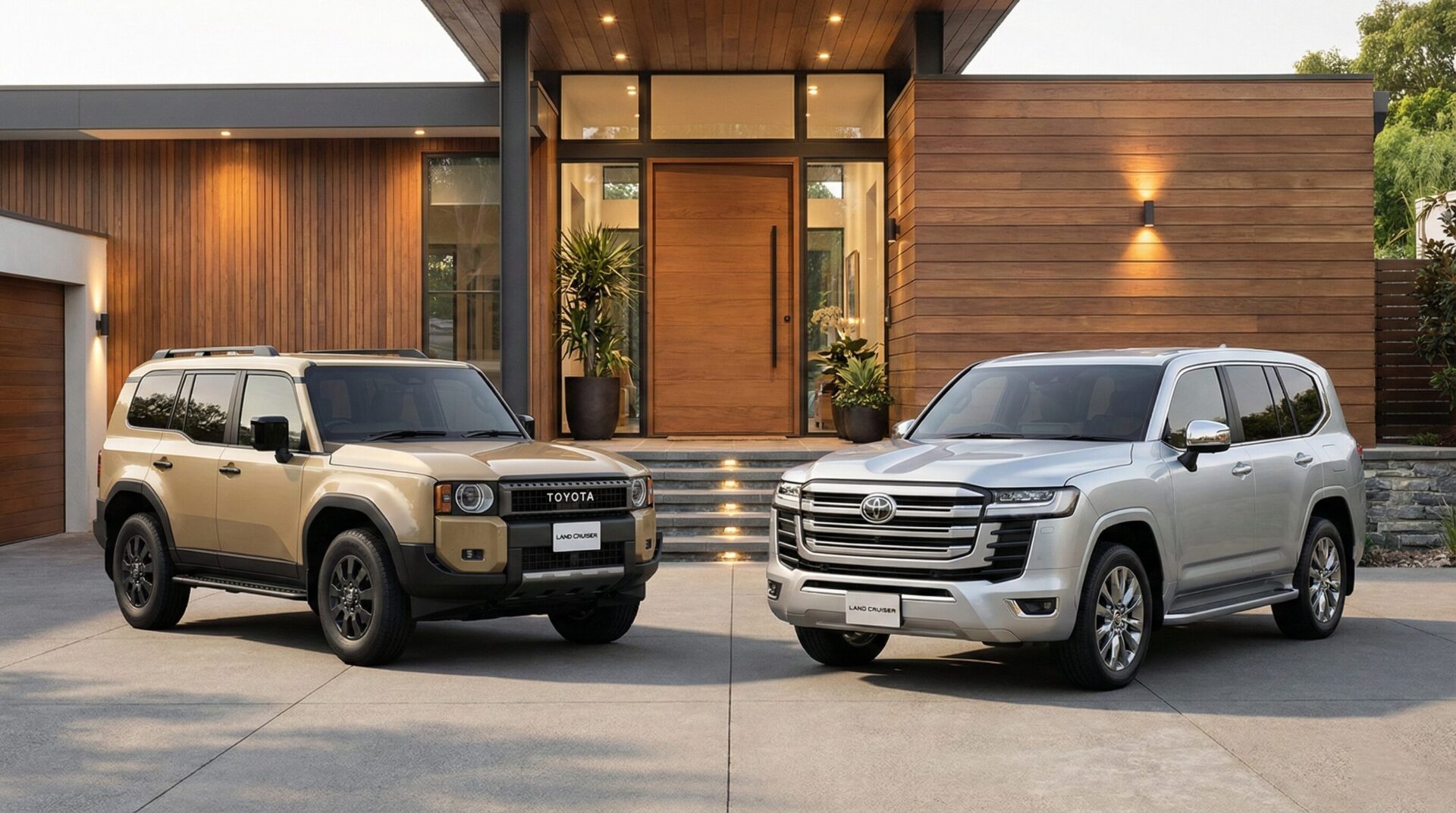 左からランドクルーザー250・ランドクルーザー300