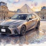 レクサスISとルーブル美術館