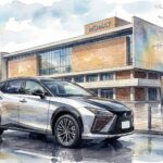 レクサスRZイメージイラスト