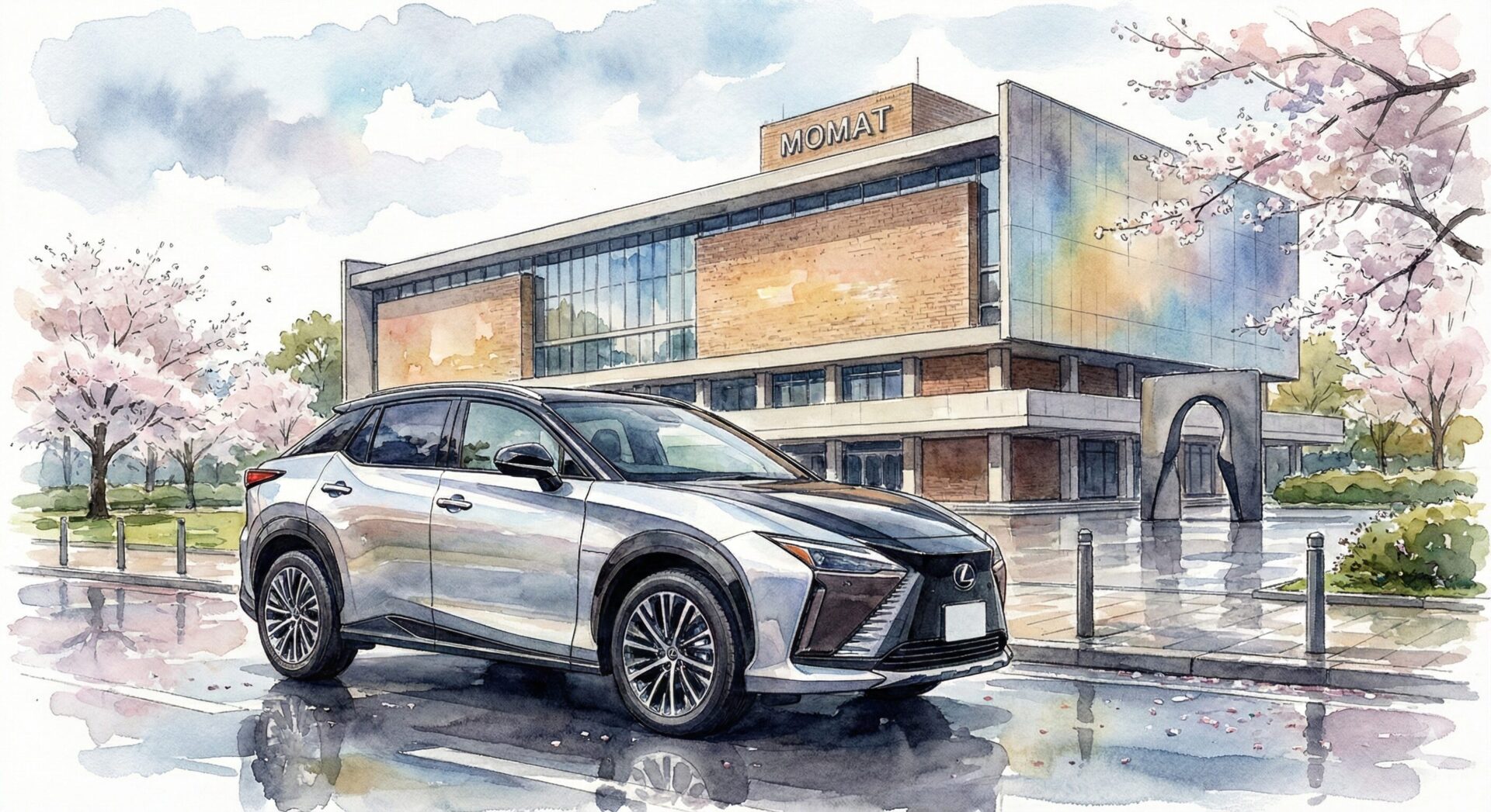 レクサスRZイメージイラスト