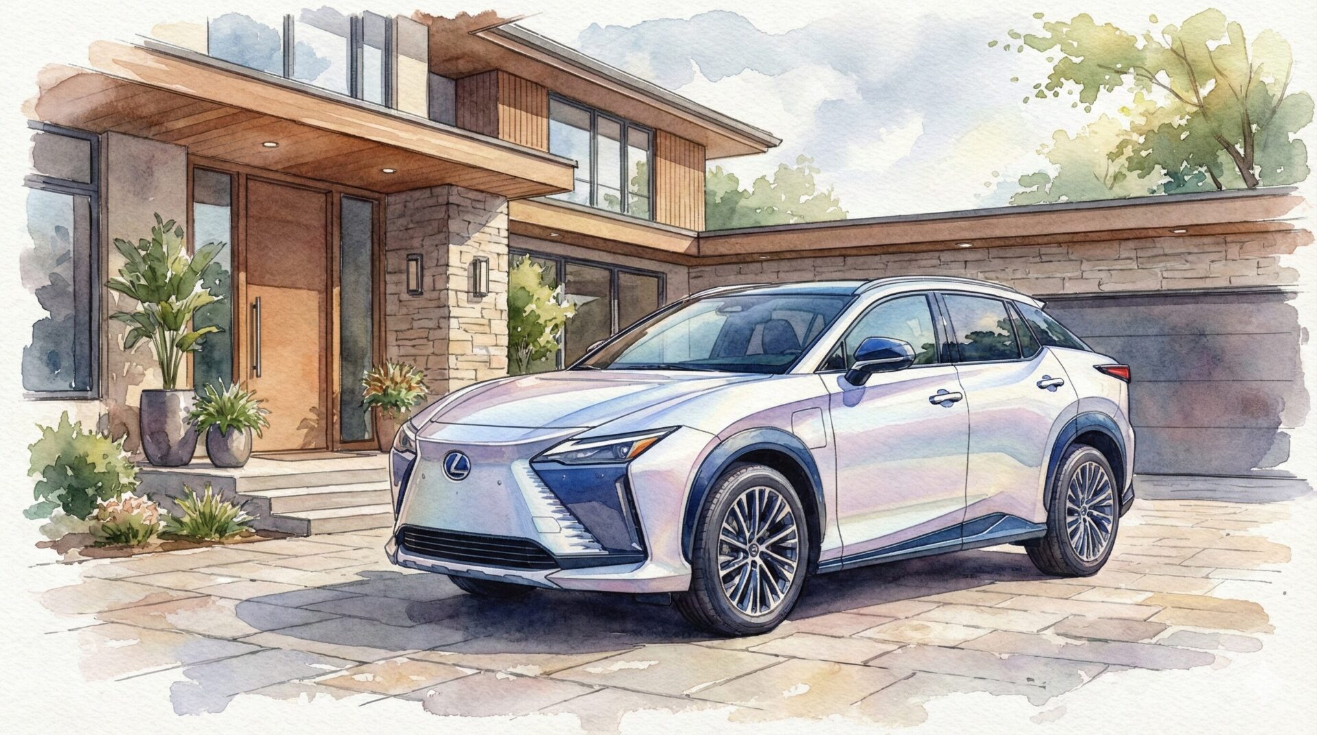 レクサスRZイラスト