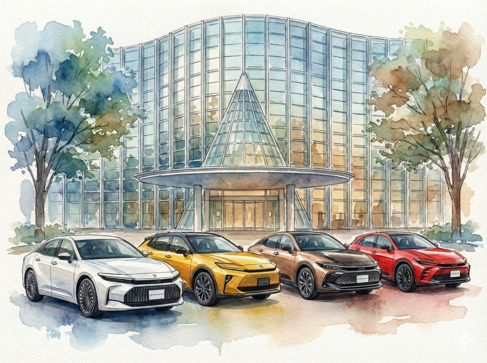 クラウン全4種類イラスト