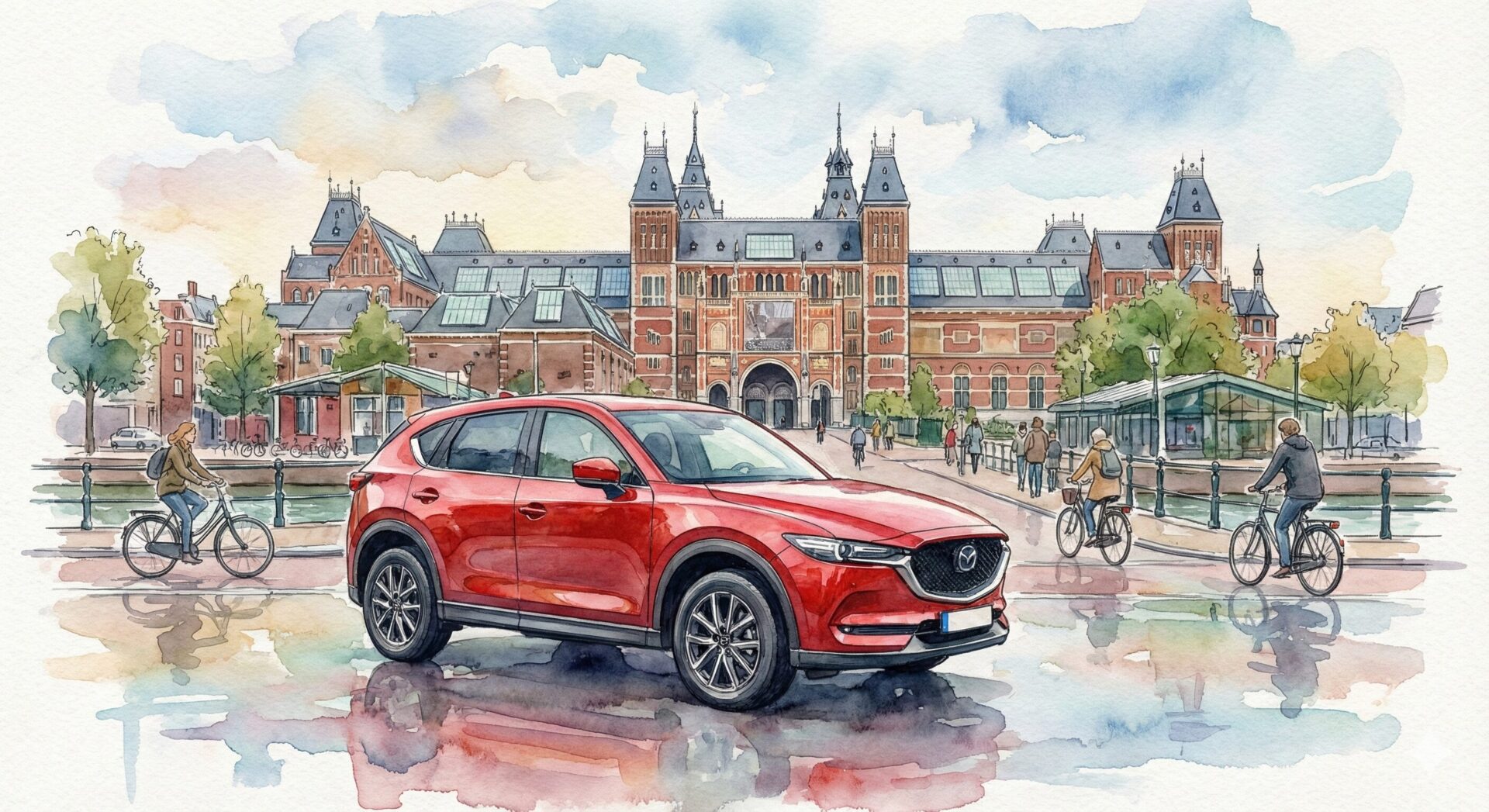 CX-5とアムステルダム国立美術館