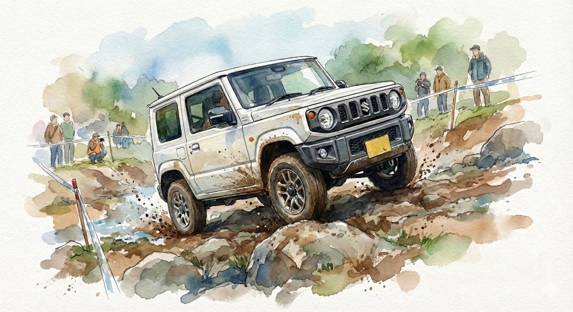 スズキジムニートライアル競技