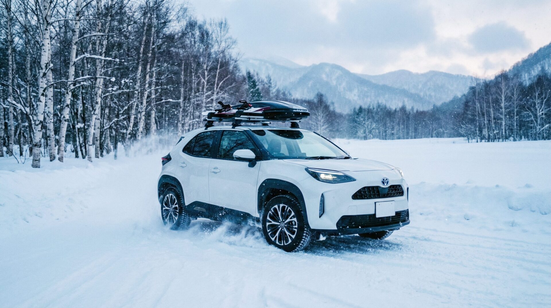 雪道ヤリスクロス