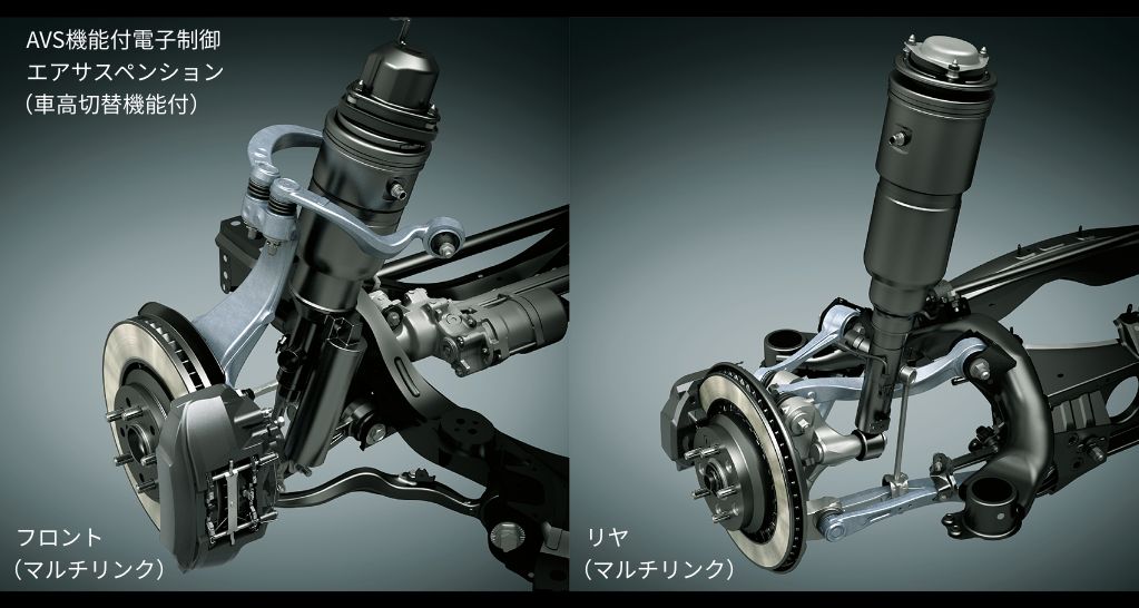 AVS機能付き電子制御サスペンション