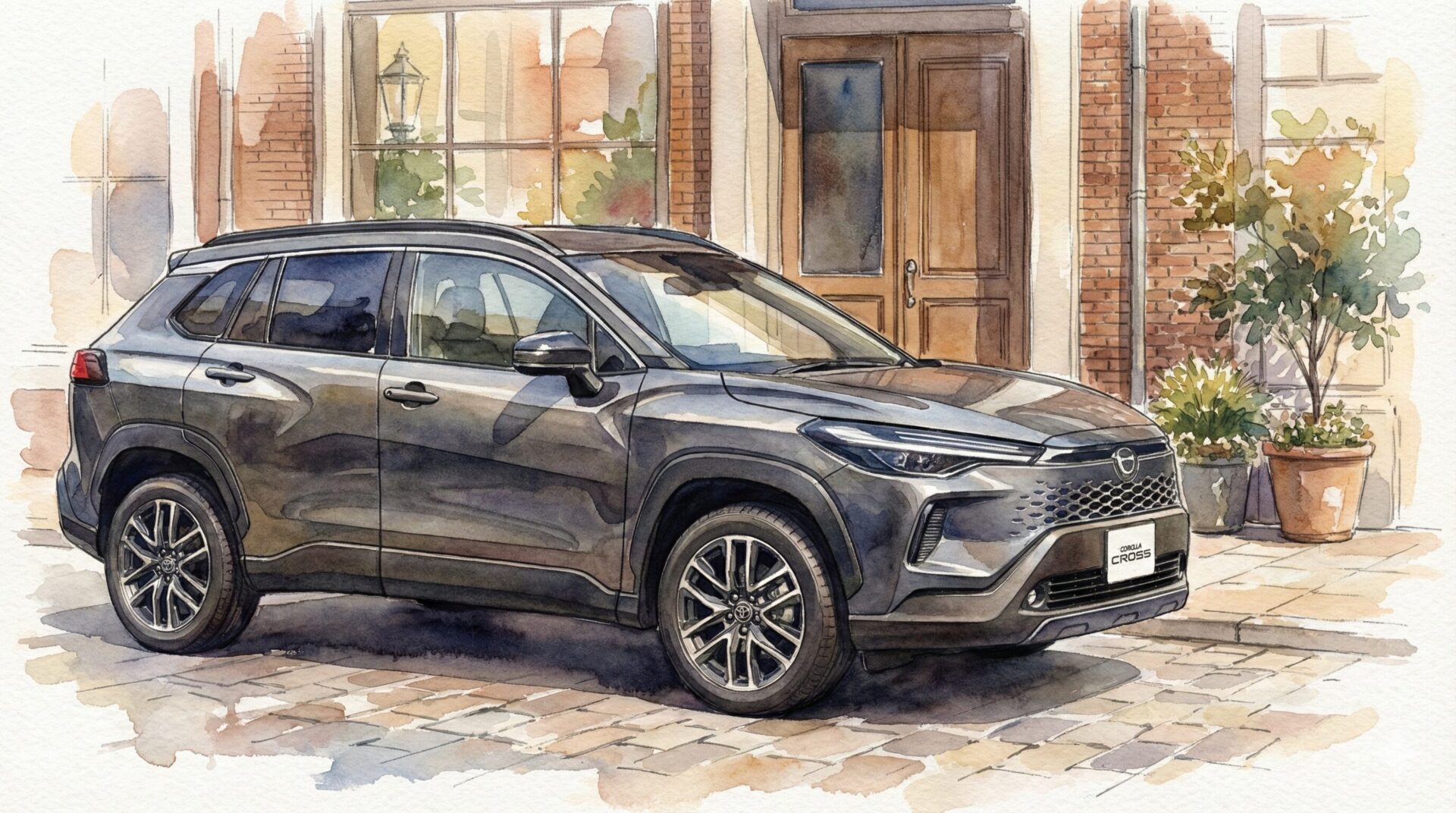 カローラクロスイラスト3