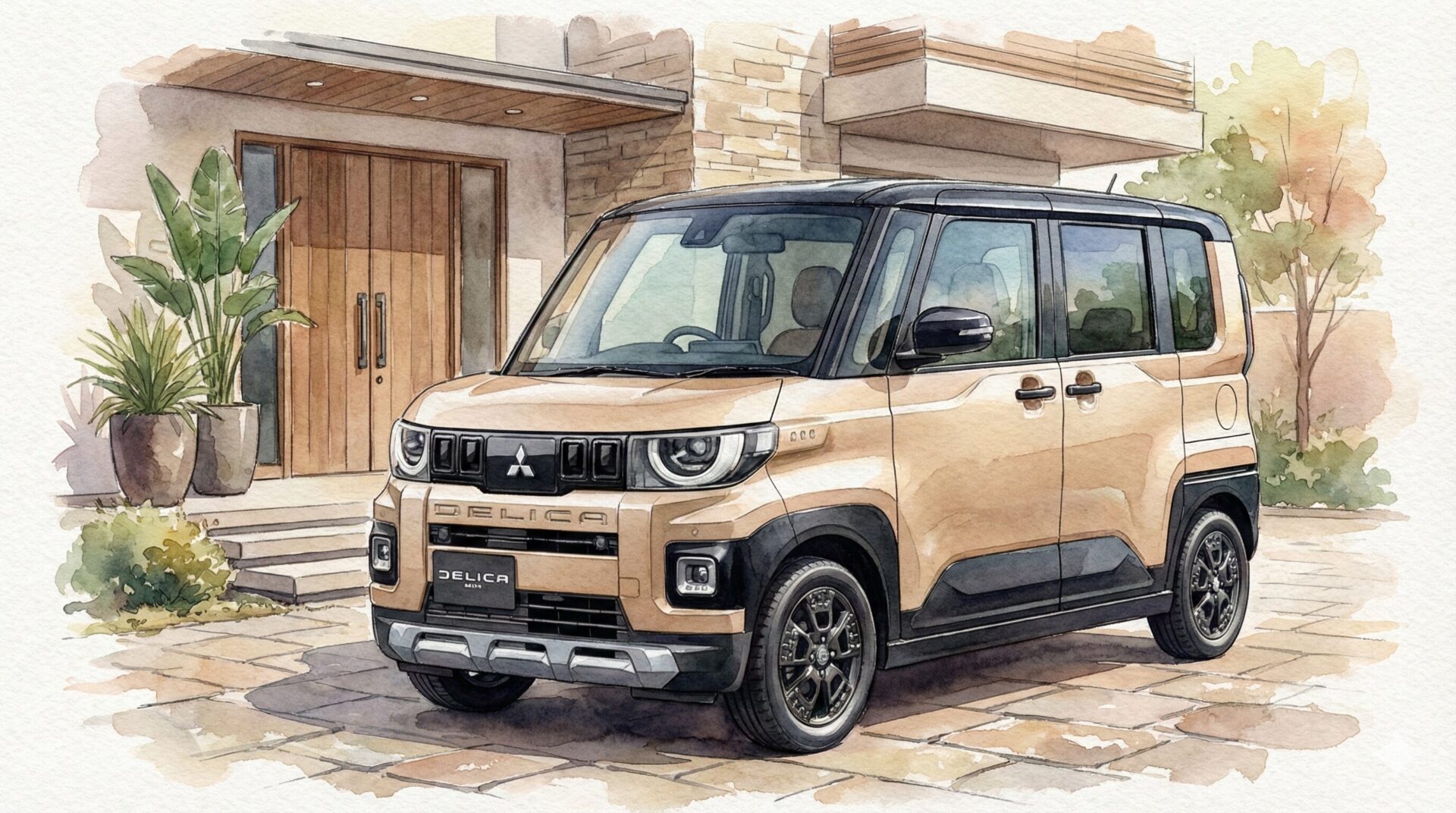 デリカミニイラスト