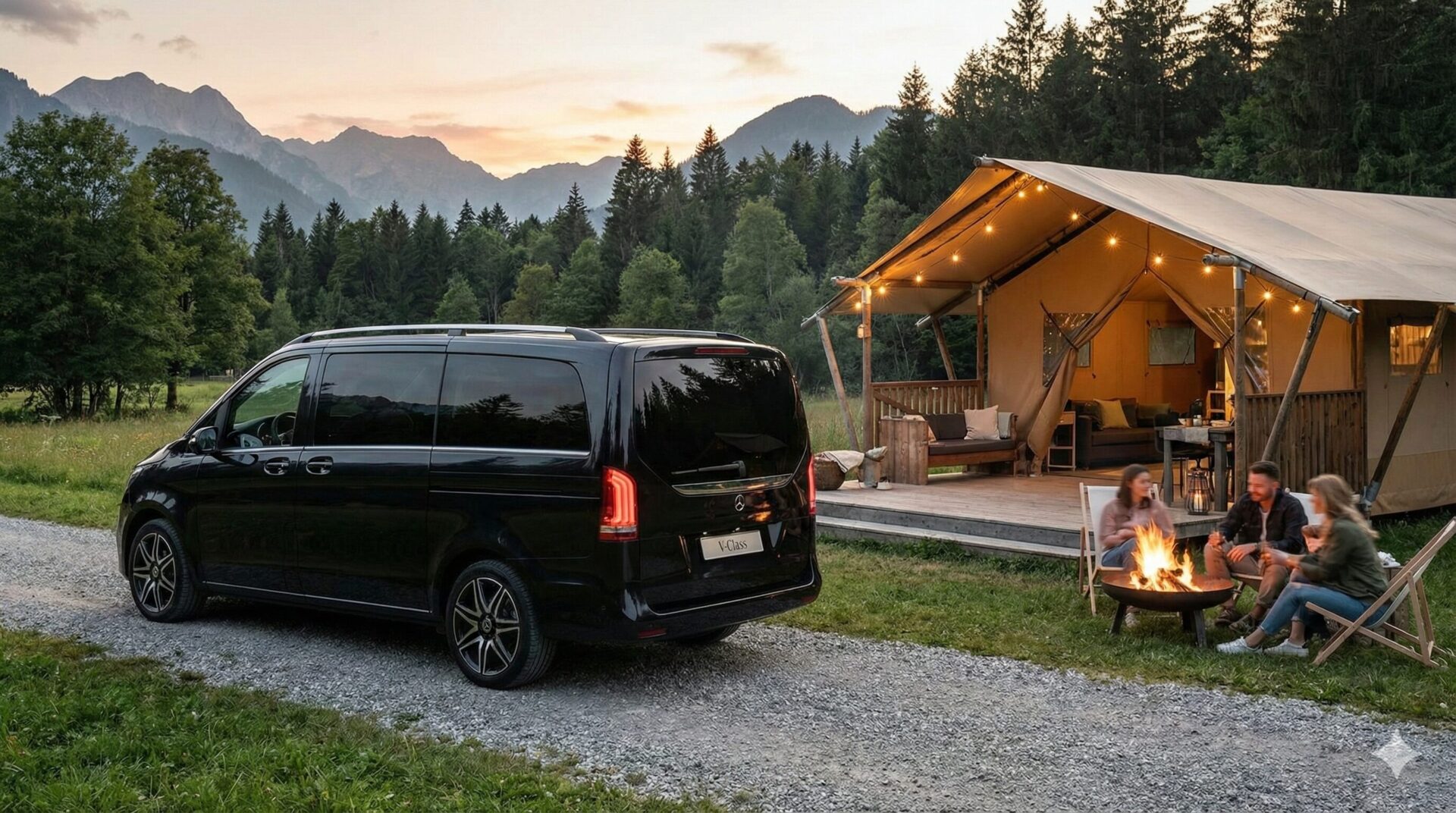 メルセデスベンツVクラスグランピング