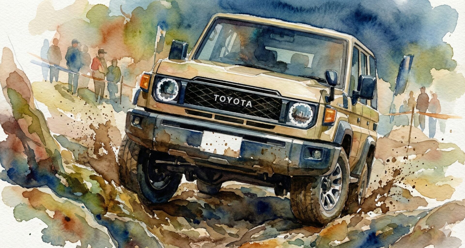 ランドクルーザー70イラスト