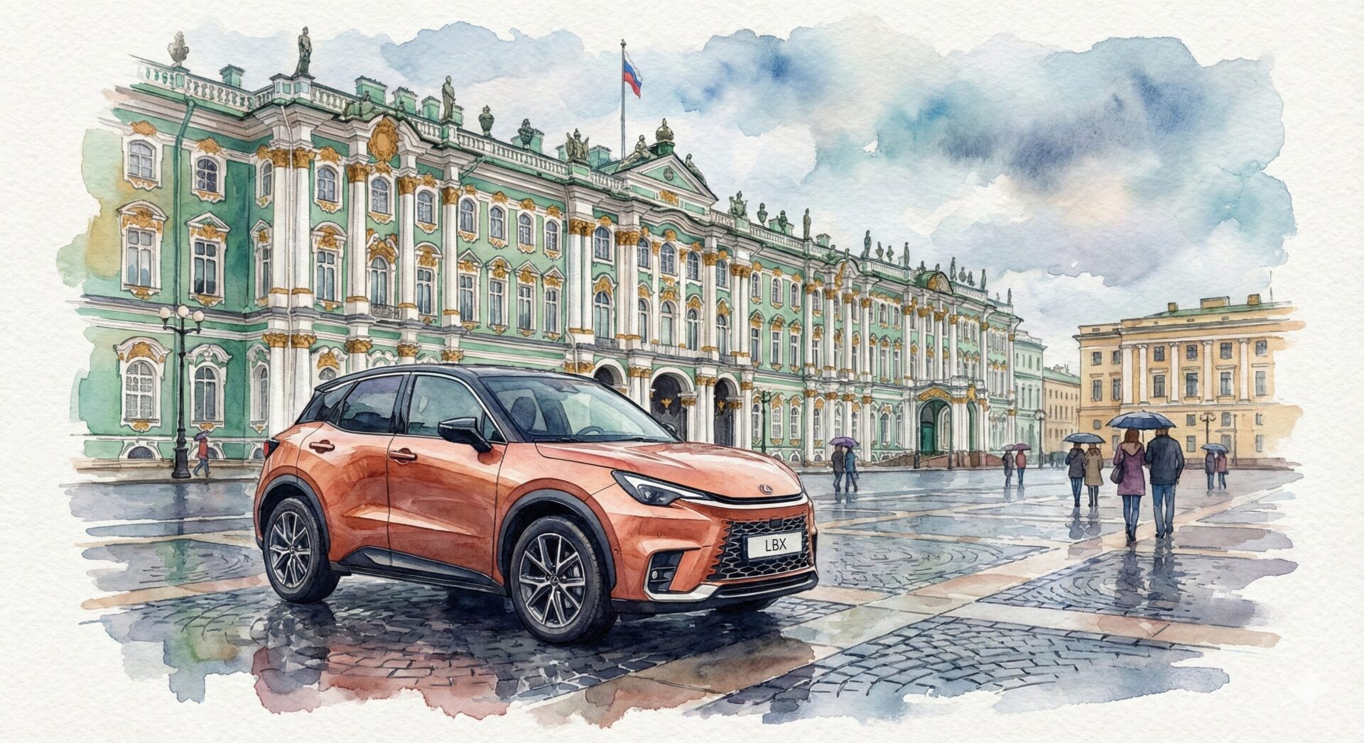 レクサスLBXエルミタージュ美術館