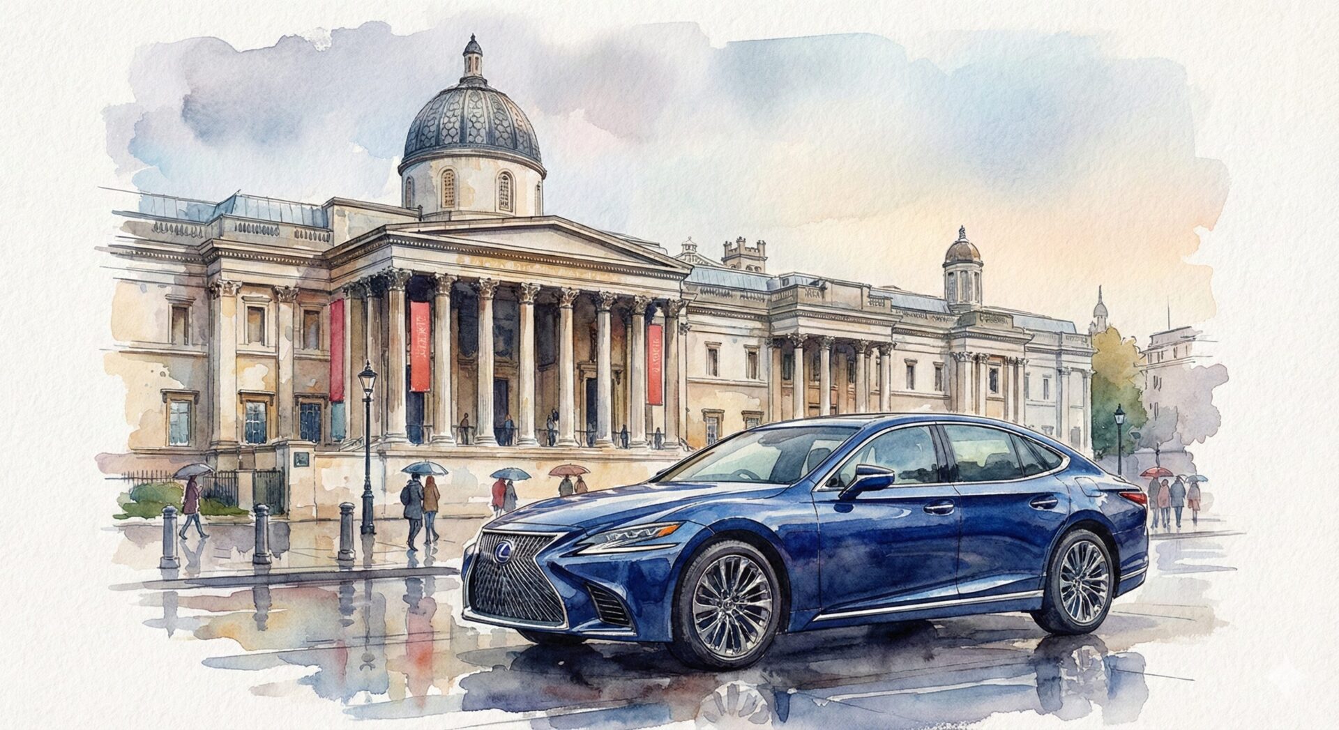 レクサスLSナショナルギャラリー