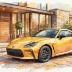 GR86RZイエローリミテッドイラスト2