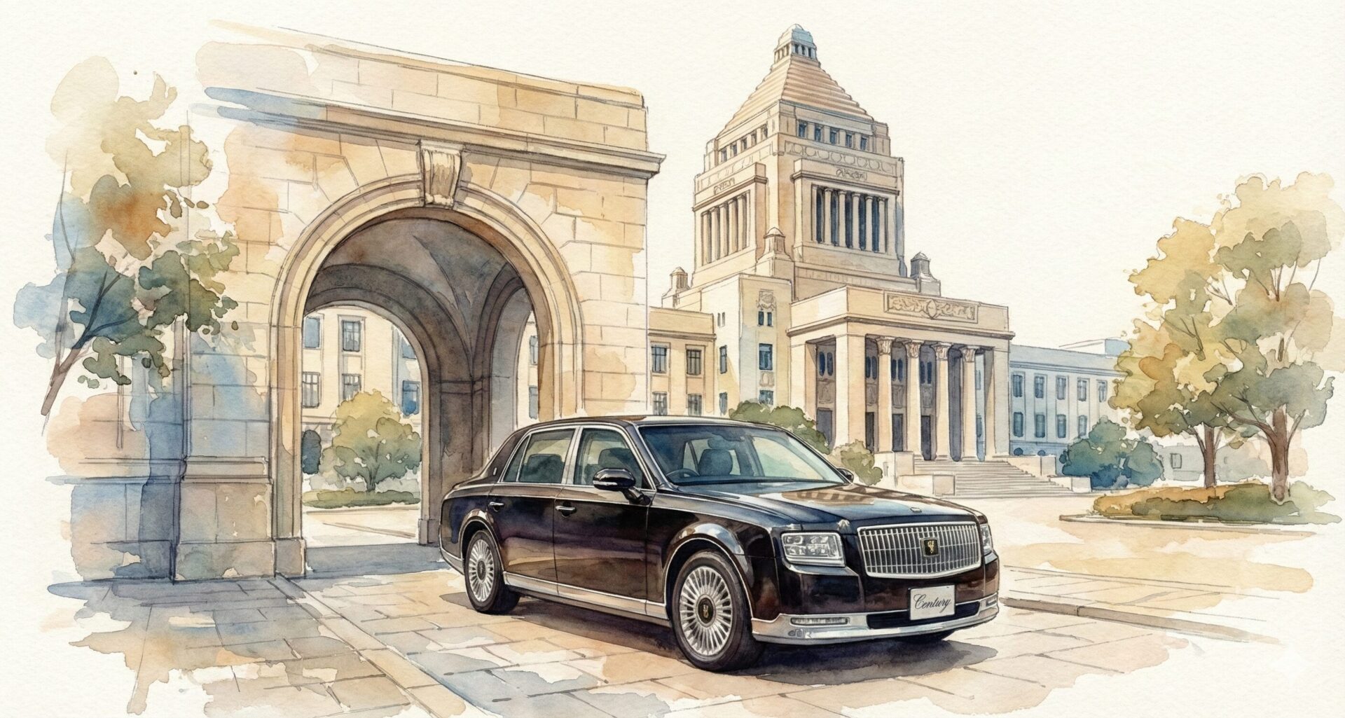 センチュリーセダンイラスト