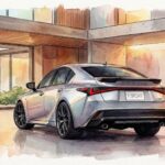 新型レクサスISイラスト