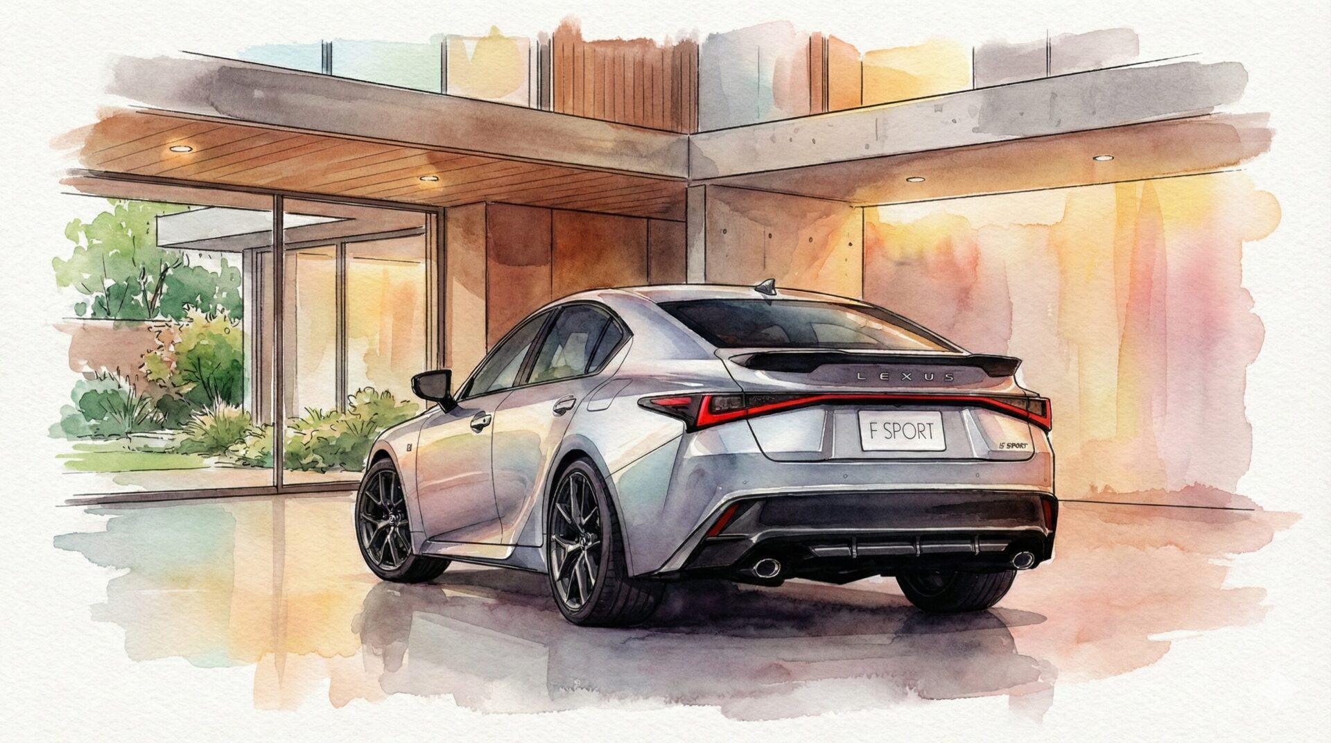 新型レクサスISイラスト