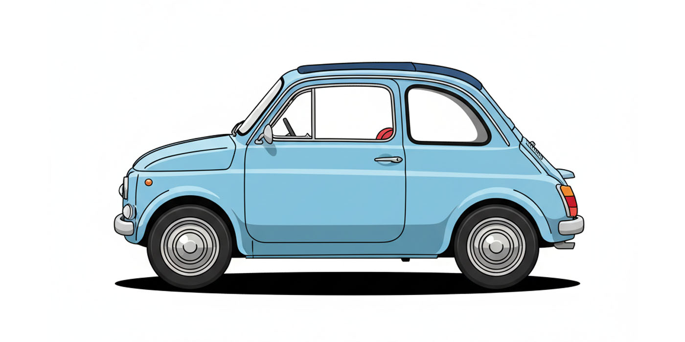 1957年の初代フィアット500