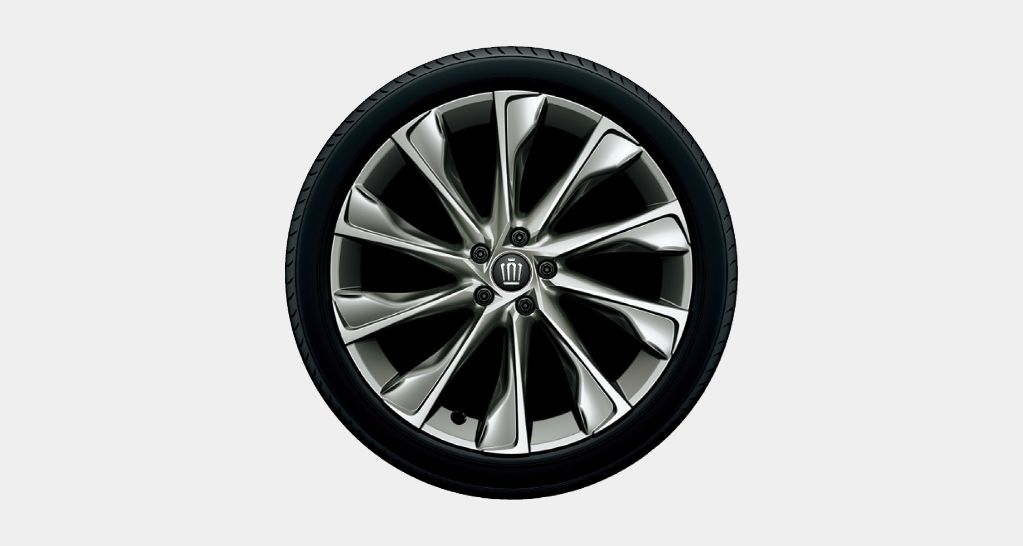 225-45R21タイヤ＆21×7½Jノイズリダクションアルミホイール（ダークプレミアムメタリック塗装）