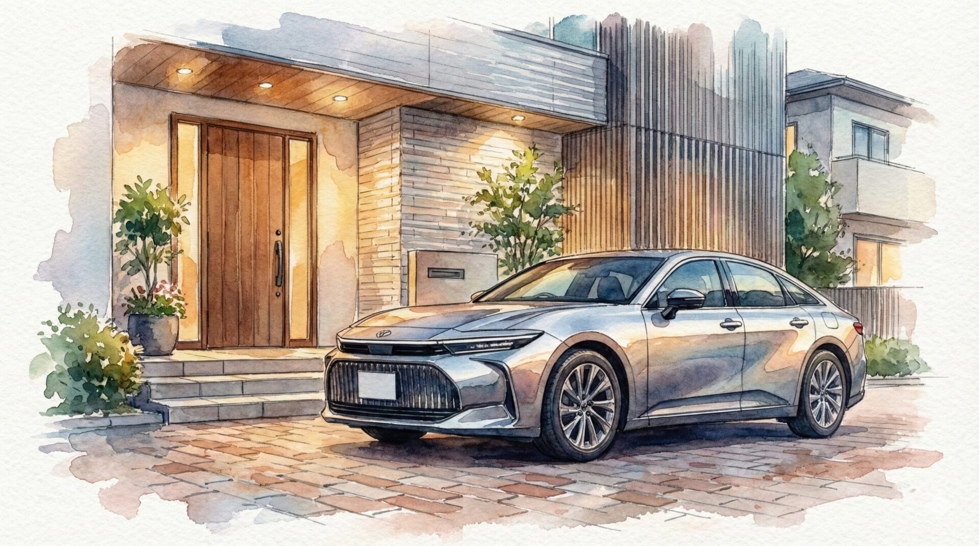 クラウンセダンイラスト