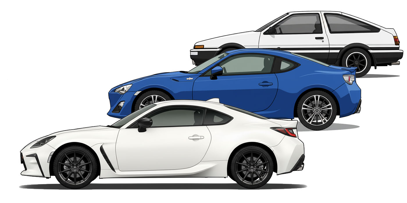 トヨタ86三兄弟