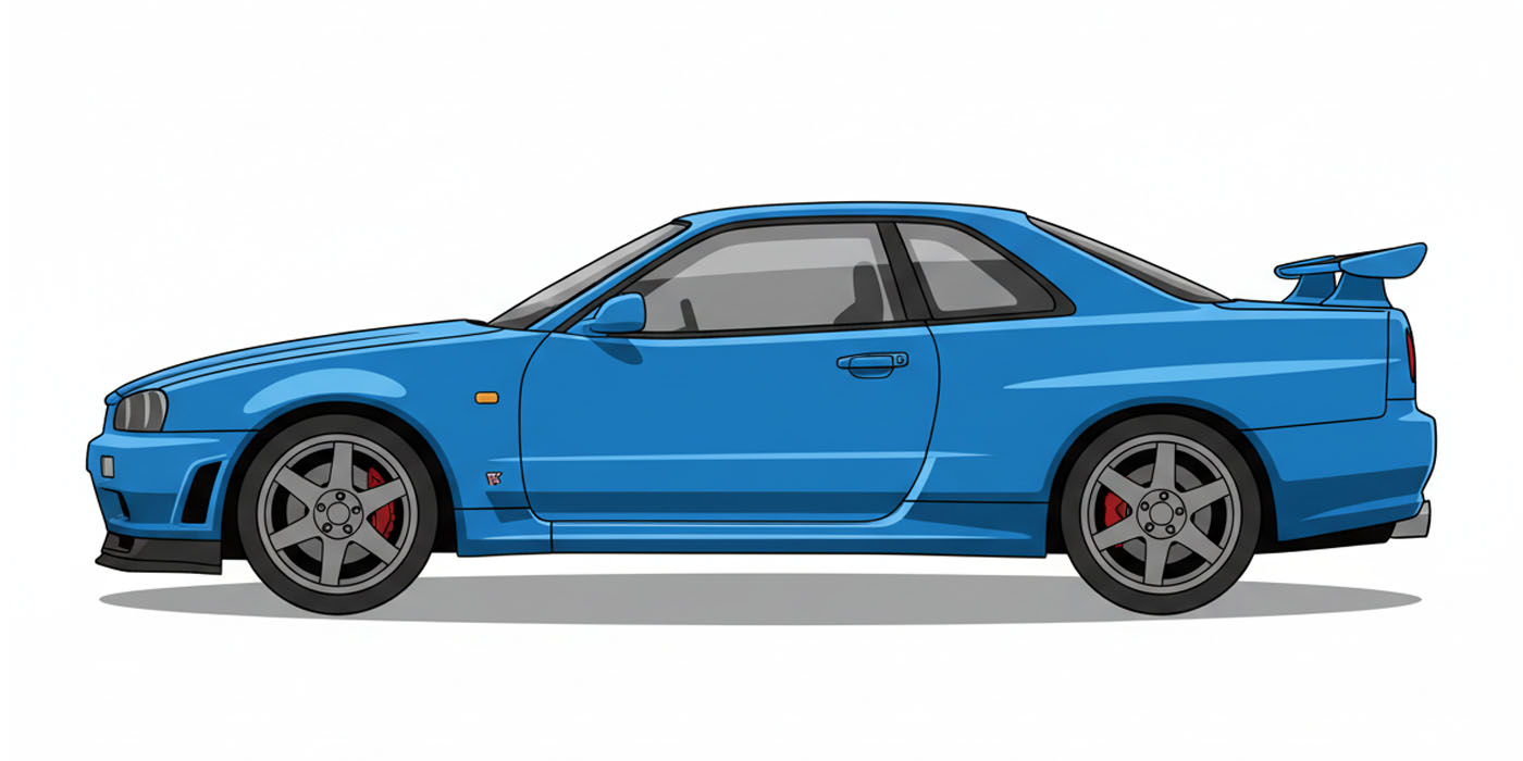 日産スカイラインR34GTR